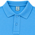 Polo Piqué Azul Hortencia