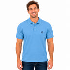 Polo Piqué Azul Hortencia