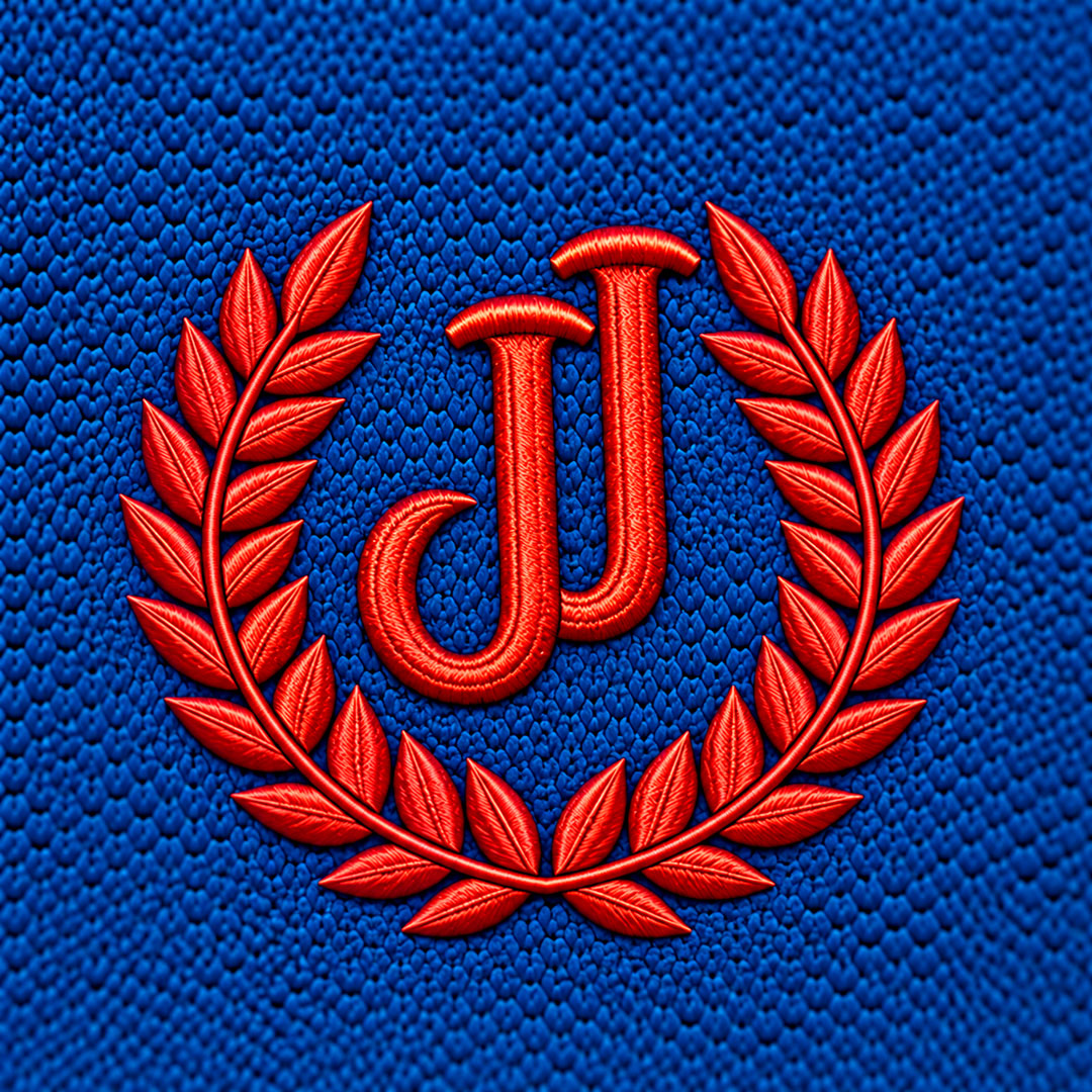 Polo Jacquard Azul Petroleo