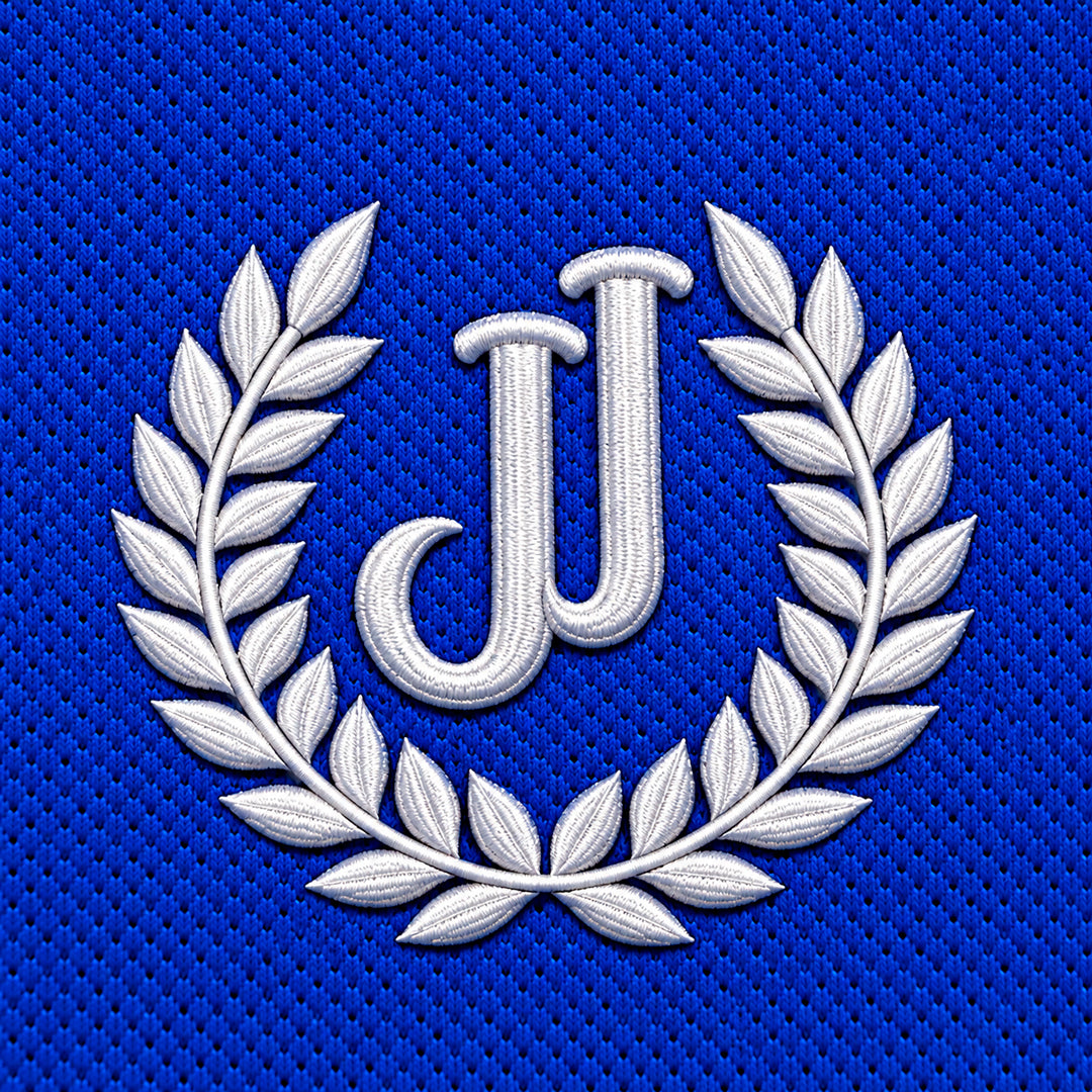 Polo Jacquard Azul Rey