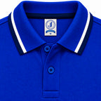 Polo Jacquard Azul Rey