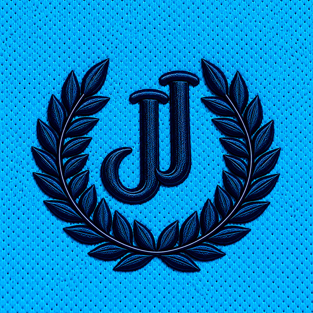 Polo Jacquard Azul Royal
