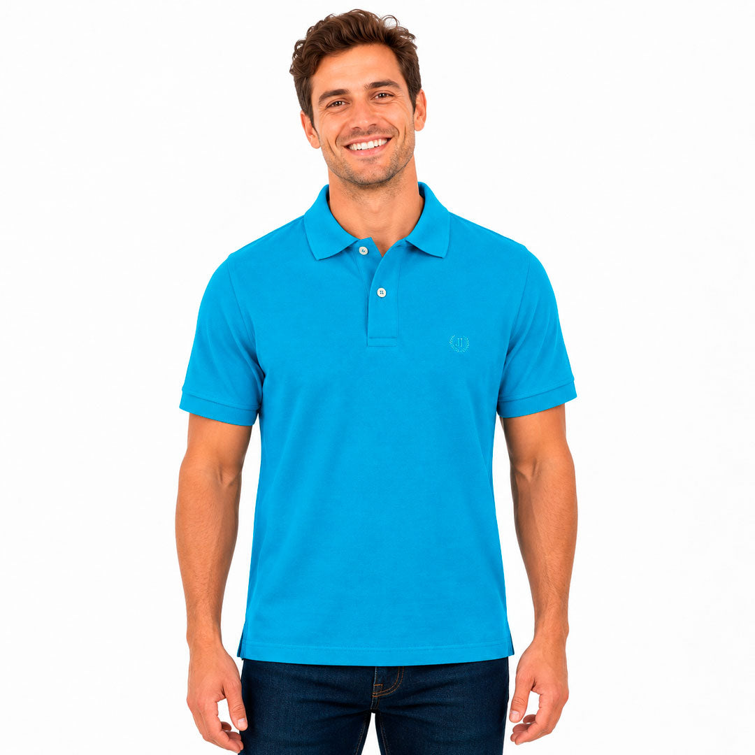Polo Piqué Azul Royal