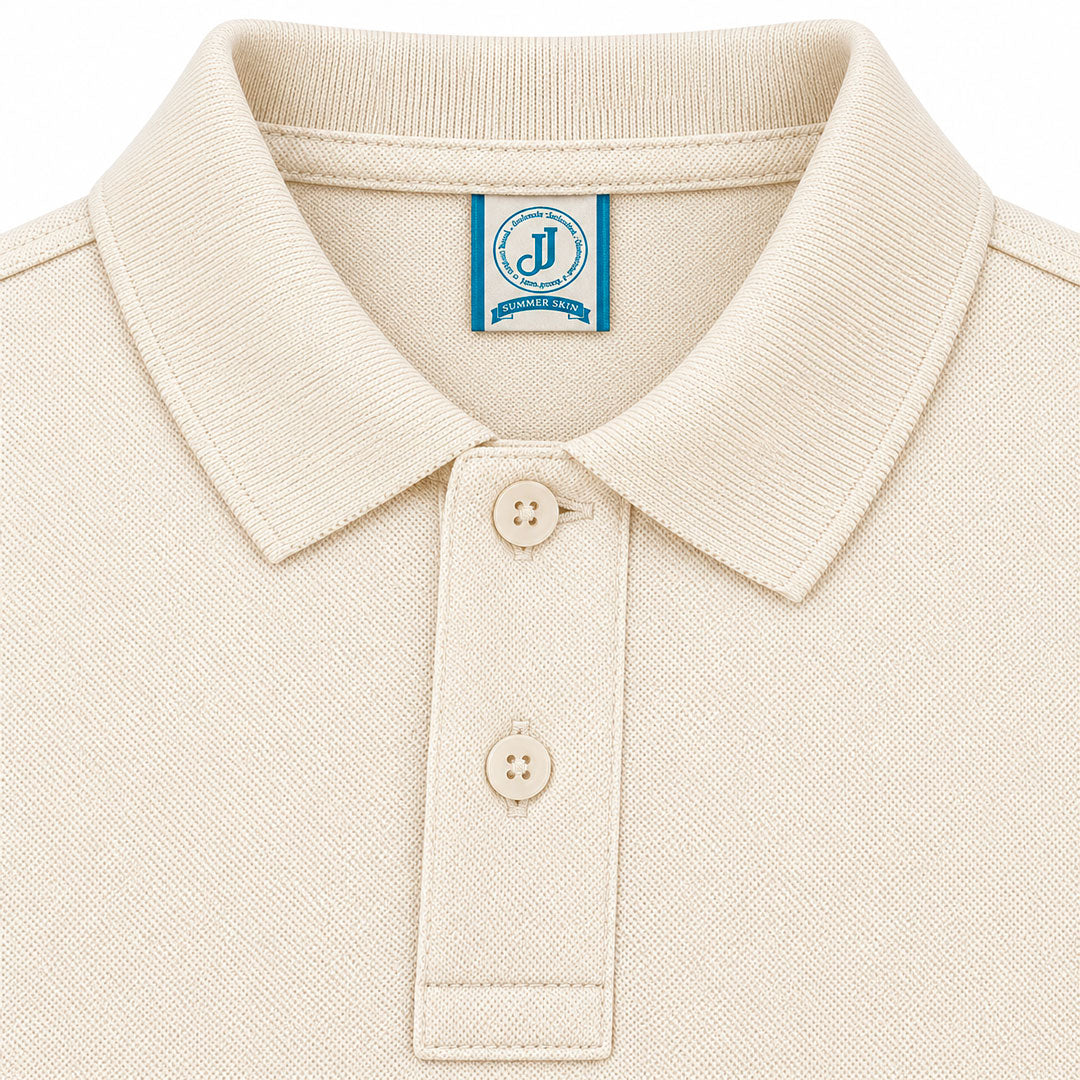 Polo Piqué Beige