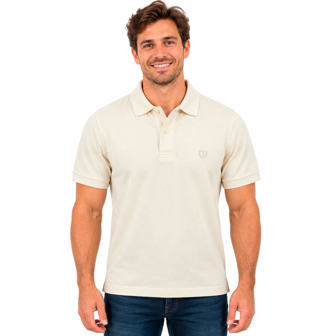 Polo Piqué Beige