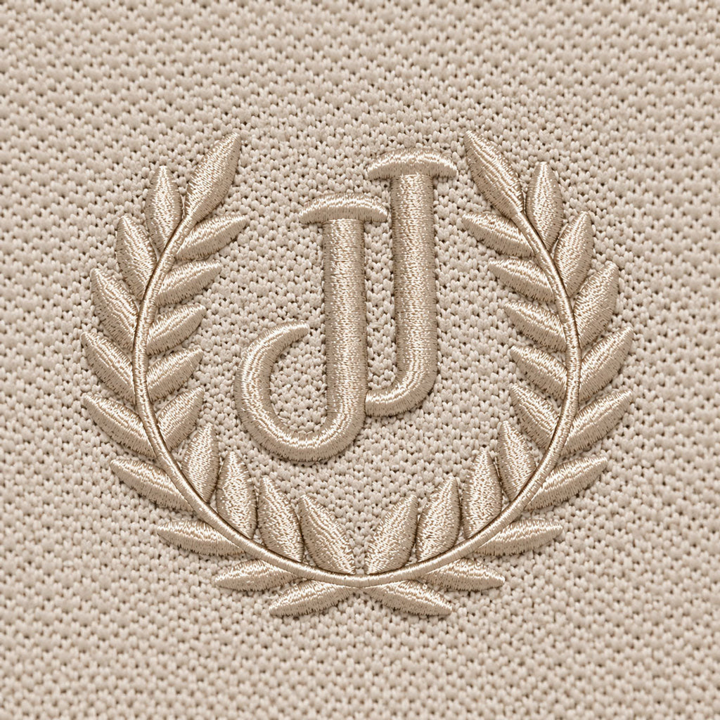 Polo Piqué Beige-Jaspe