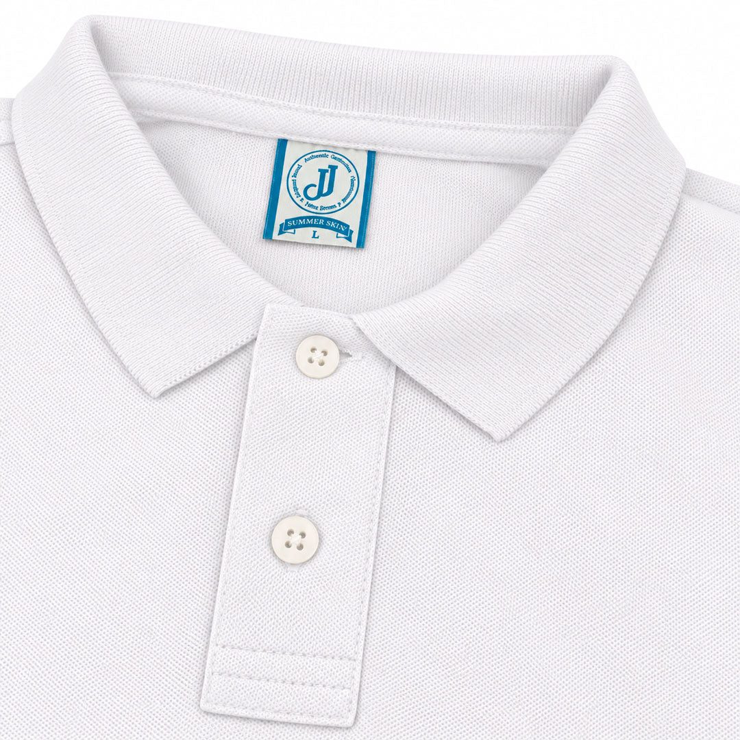 Polo Piqué Blanco