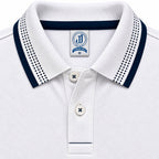 Polo Jacquard Blanco