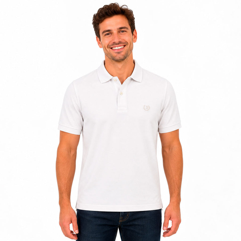 Polo Piqué Blanco