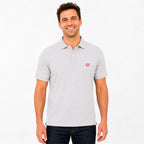 Polo Piqué Blanco Jaspe