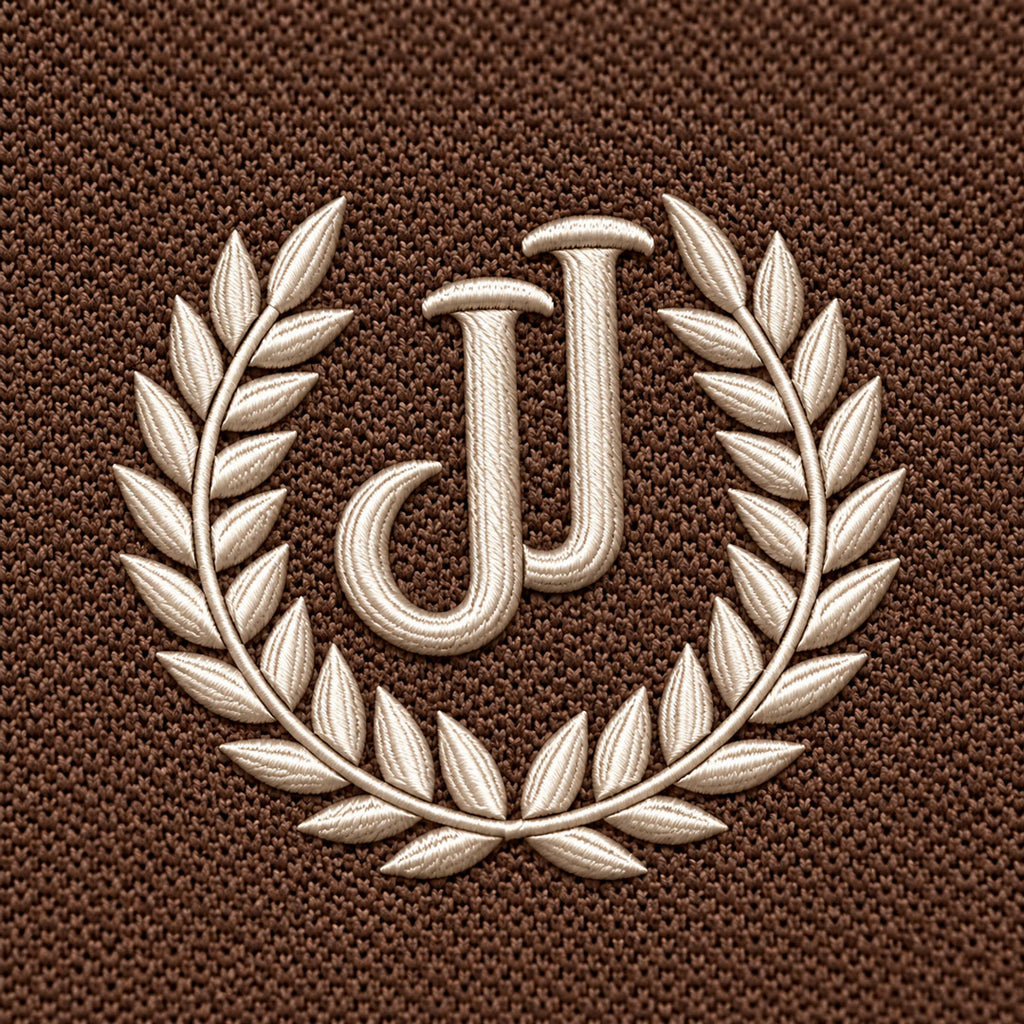 Polo Jacquard Café