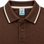 Polo Jacquard Café