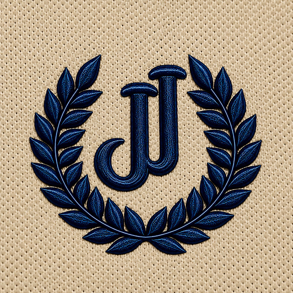 Polo Jacquard Camel