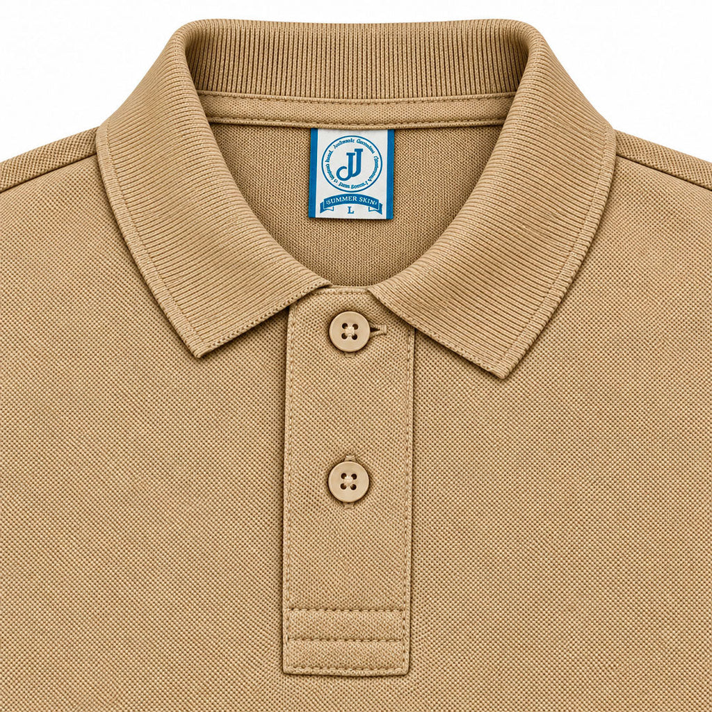 Polo Piqué Camel