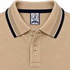 Polo Jacquard Camel