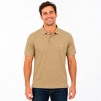 Polo Piqué Camel