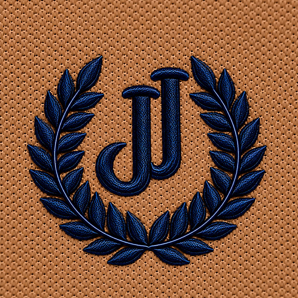 Polo Jacquard Chocolate