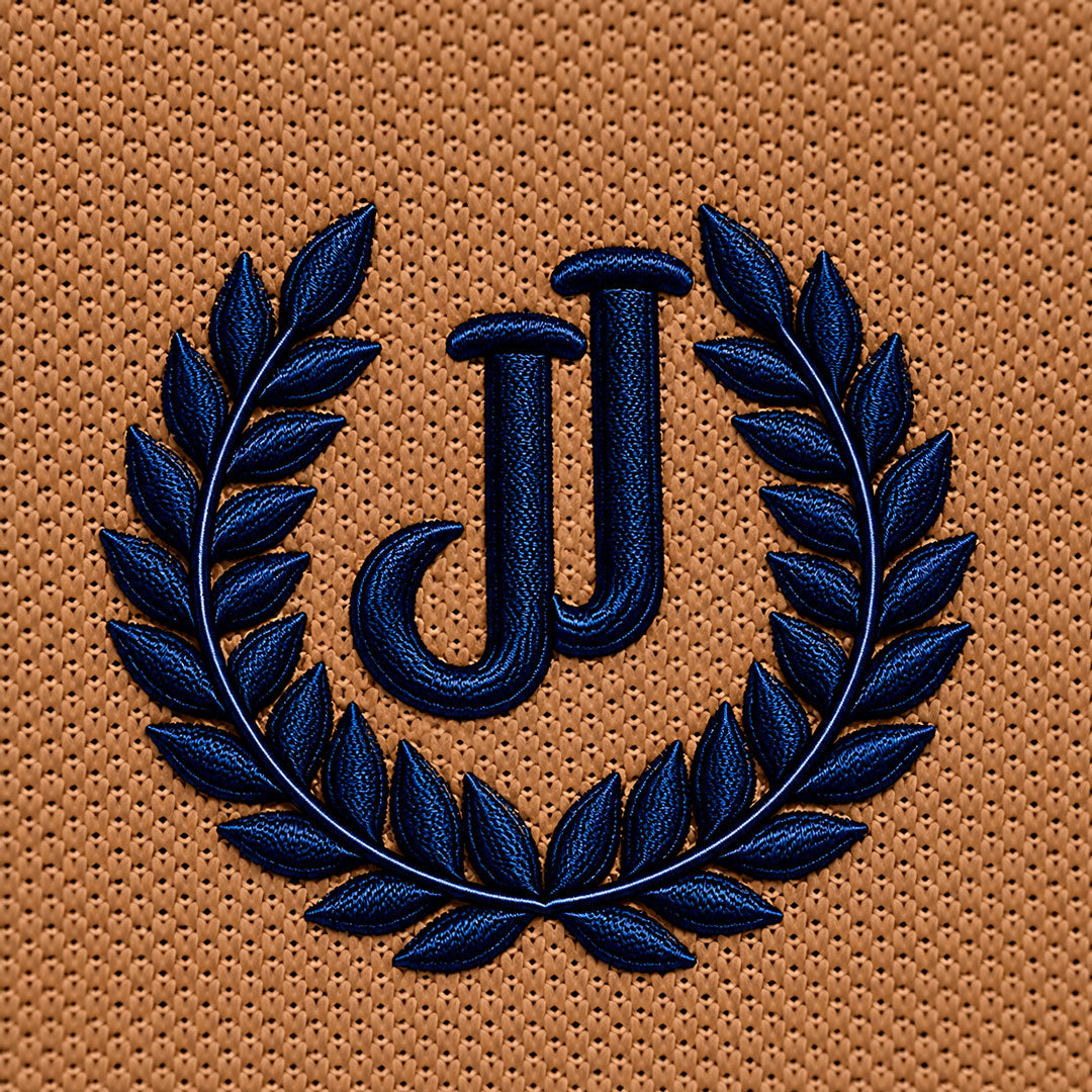 Polo Jacquard Chocolate