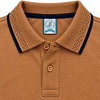 Polo Jacquard Chocolate