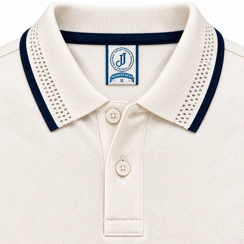 Polo Jacquard Crudo