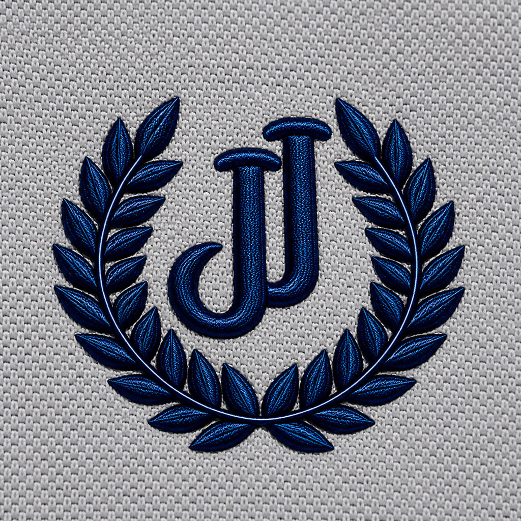 Polo Jacquard Gris Jaspe