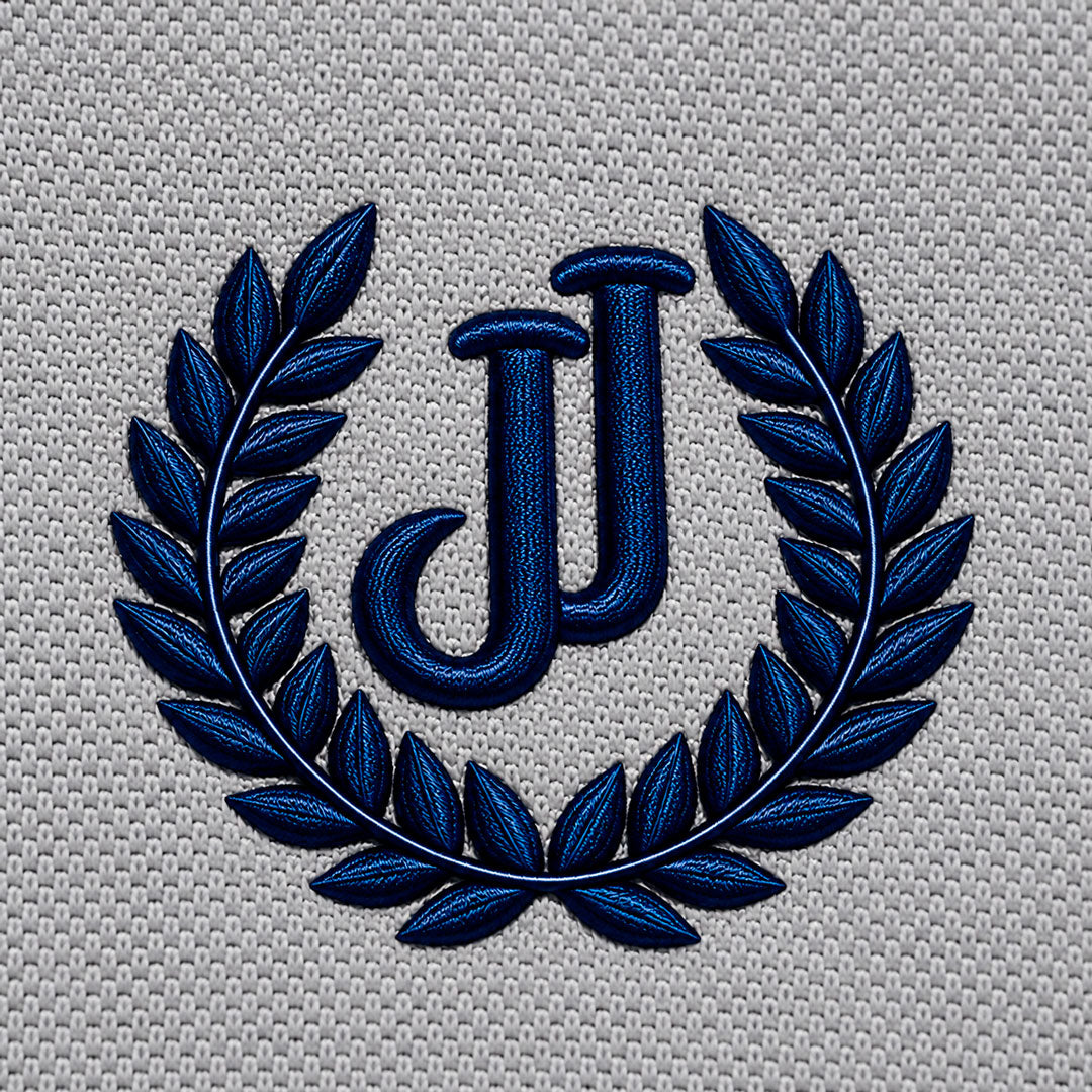 Polo Jacquard Gris Jaspe