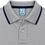 Polo Jacquard Gris Jaspe