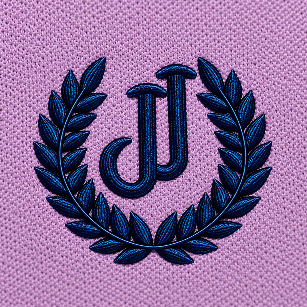 Polo Jacquard Lila