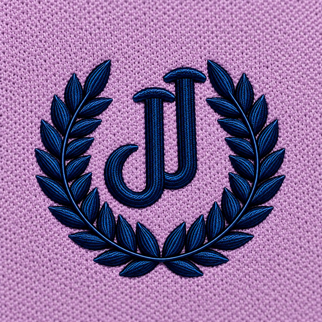 Polo Jacquard Lila