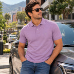 Polo Piqué Lila