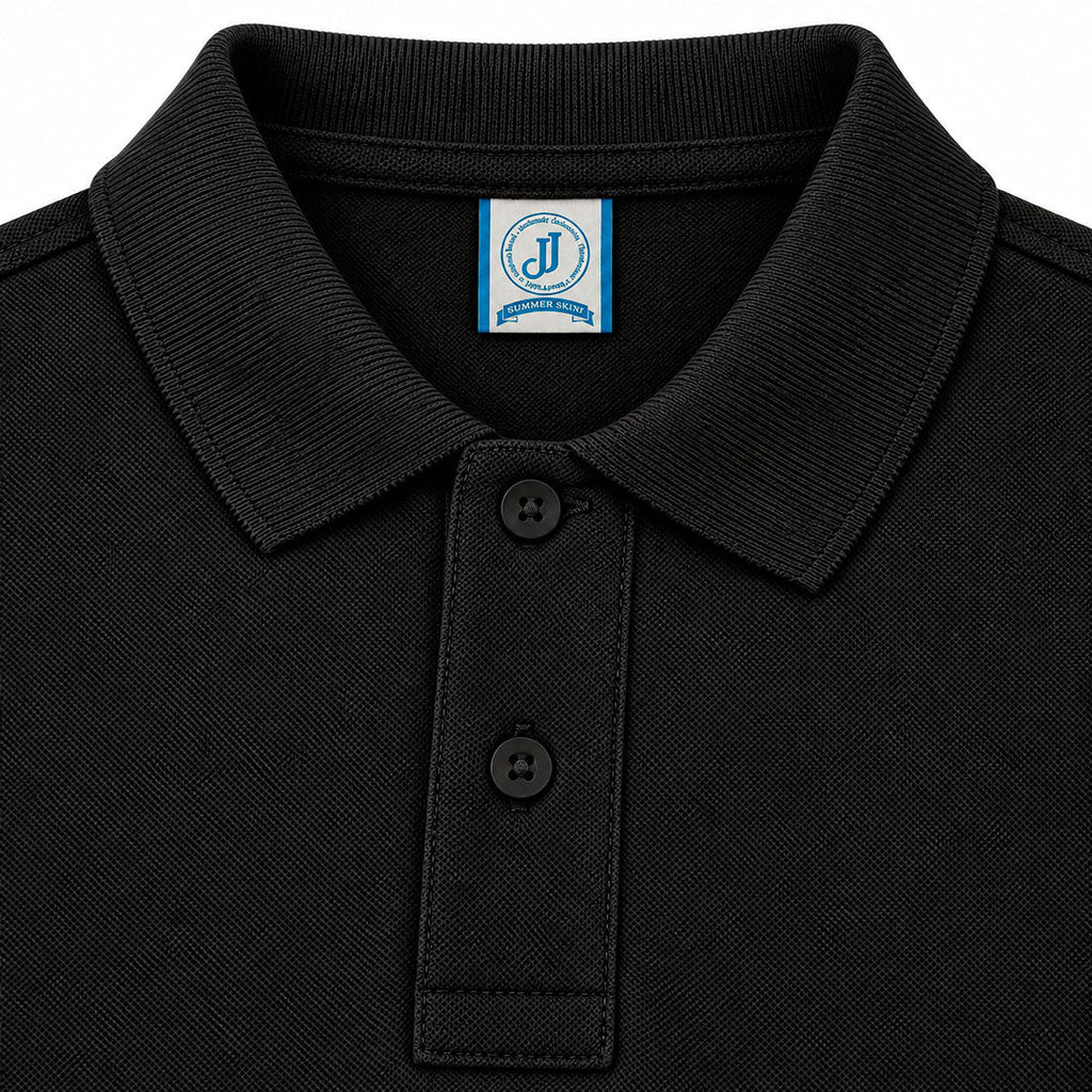 Polo Piqué Negro