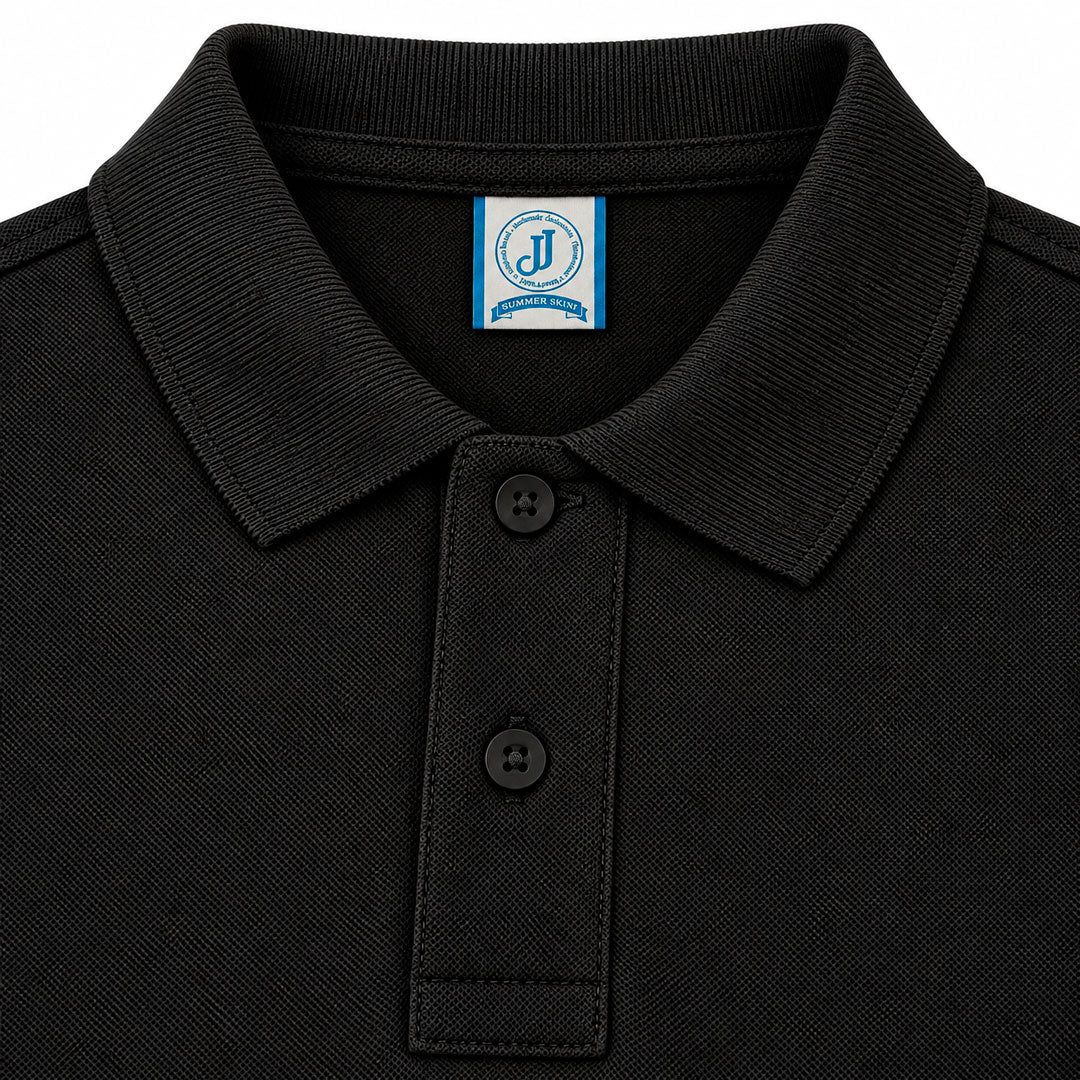 Polo Piqué Negro