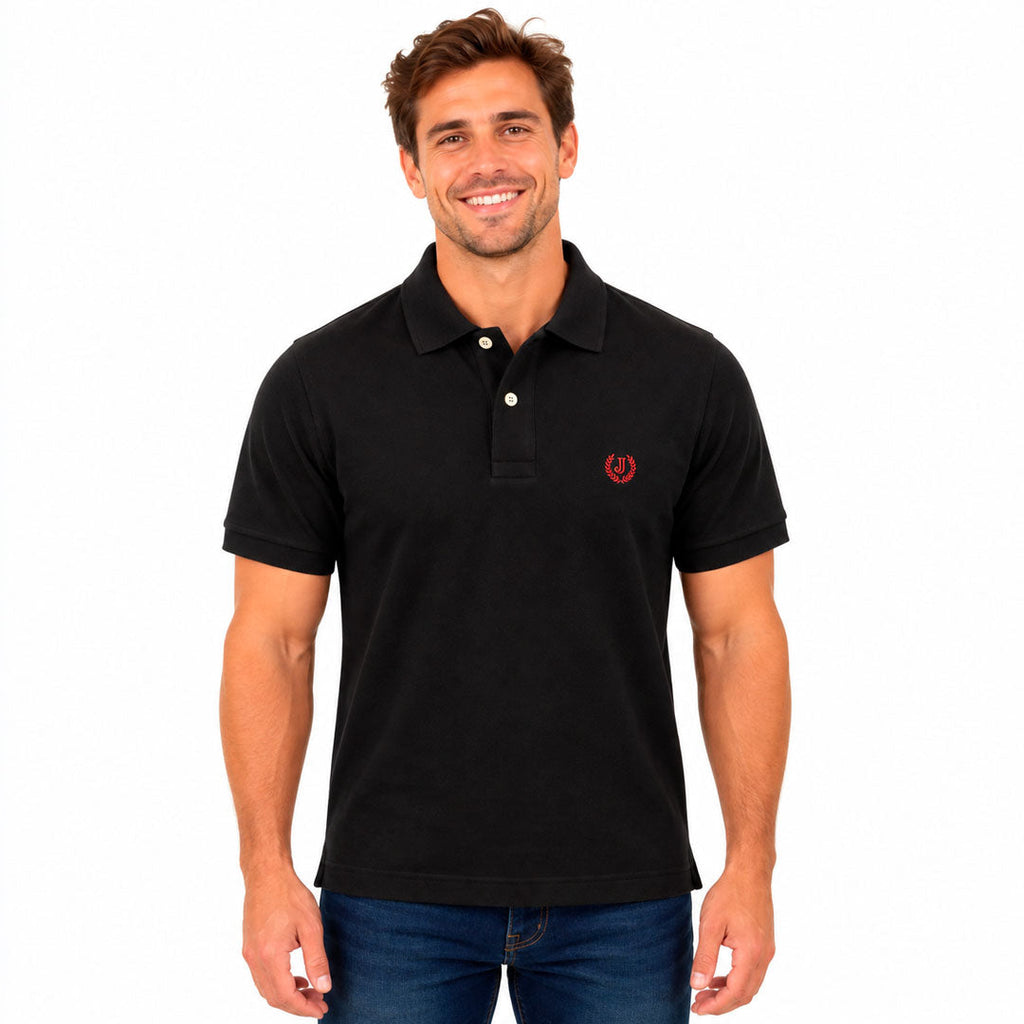 Polo Piqué Negro