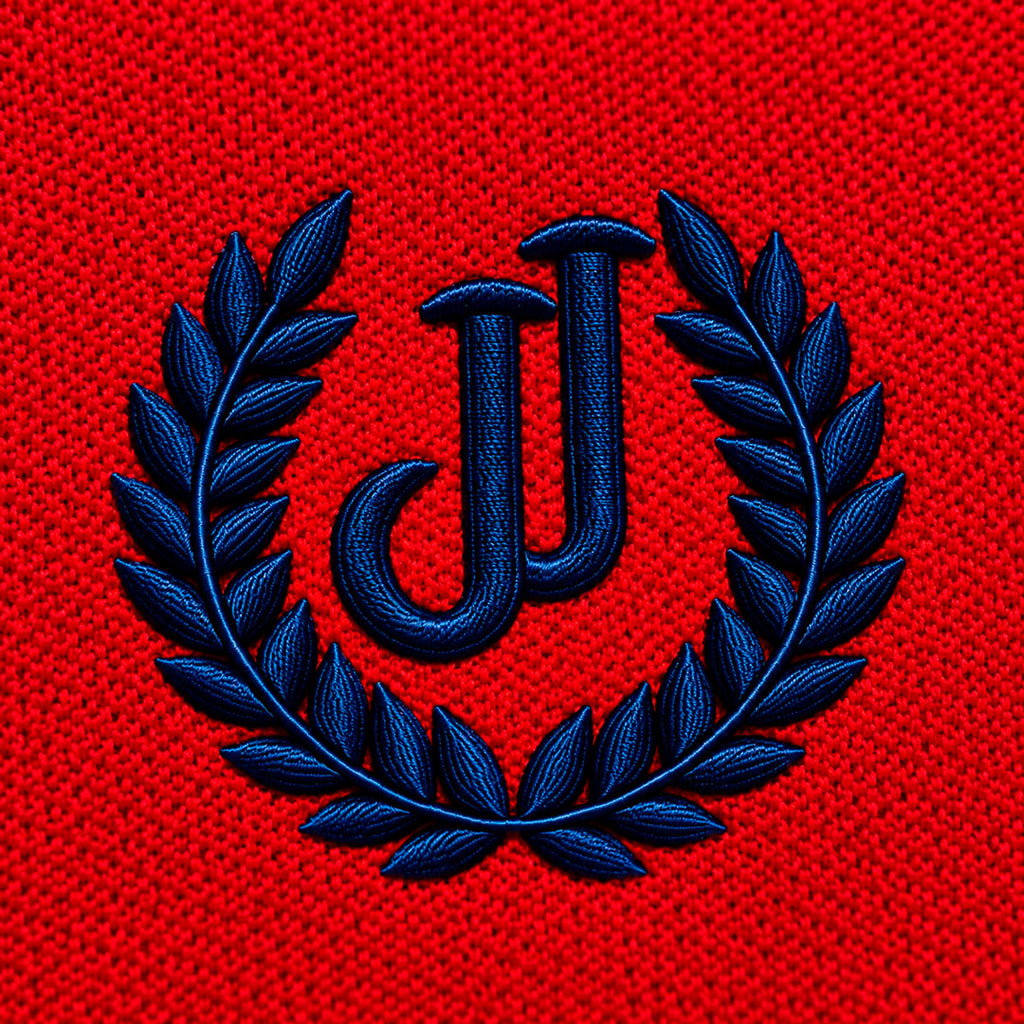 Polo Jacquard Rojo