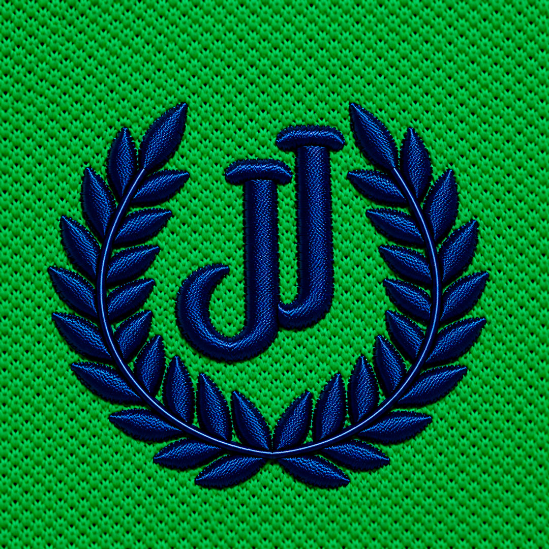 Polo Jacquard Verde Cali