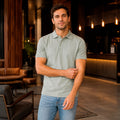 Polo Piqué Verde Jaspe