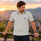 Polo Jacquard Verde Jaspe