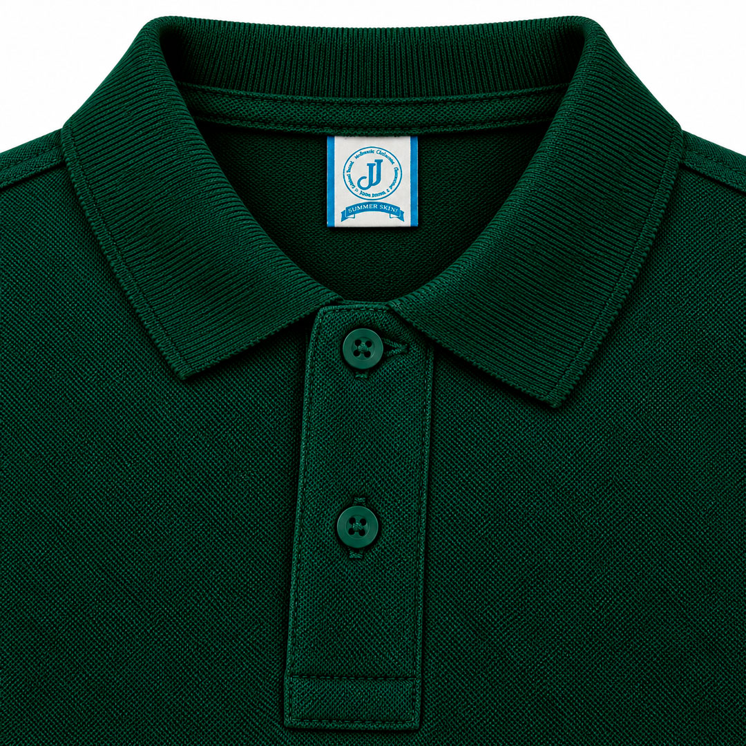 Polo Piqué Verde Oliva